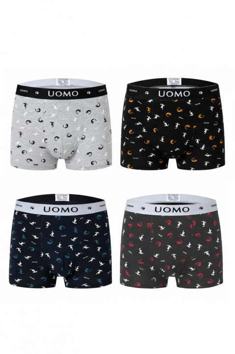 MIXZO 4 darabos férfi boxeralsó szett, Szín: multicolor, IVET.HU - A te online butikod.