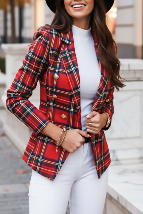 KARENZA blézer, Szín: piros, IVET.HU - A te online butikod.