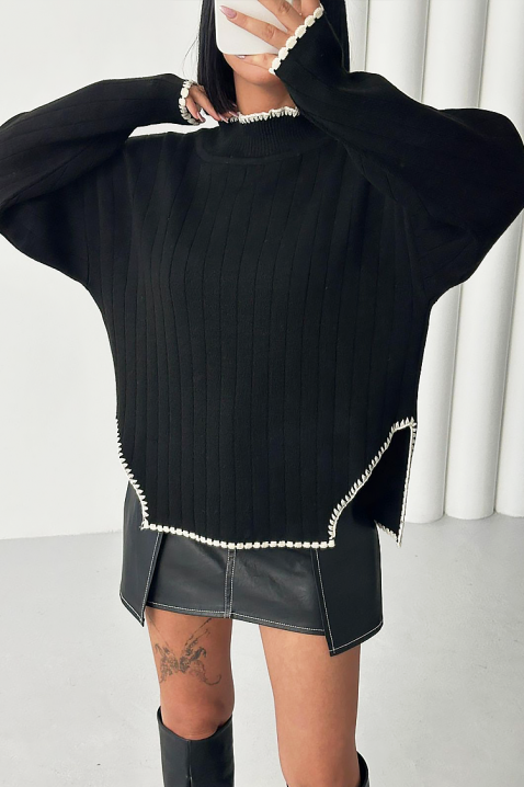 LEMRINZA pulóver, Szín: fekete, IVET.HU - A te online butikod.