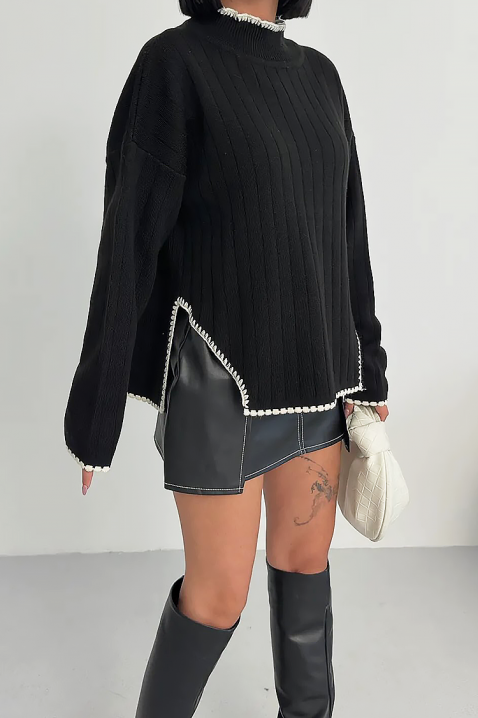 LEMRINZA pulóver, Szín: fekete, IVET.HU - A te online butikod.