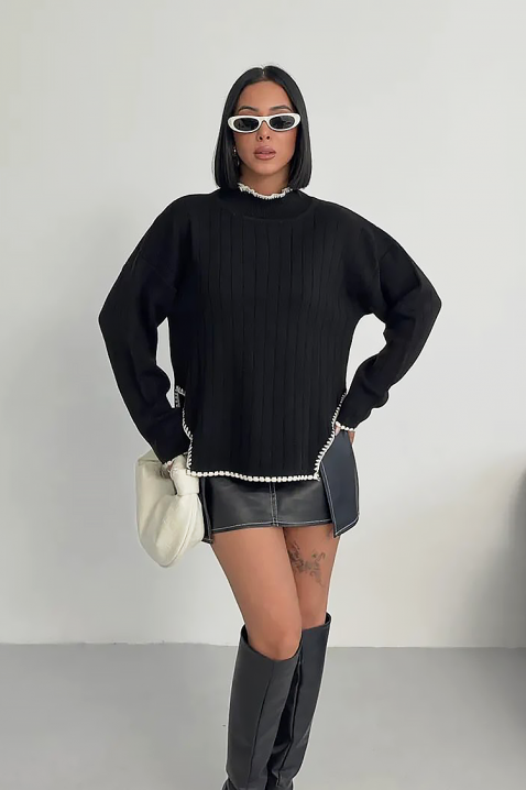 LEMRINZA pulóver, Szín: fekete, IVET.HU - A te online butikod.