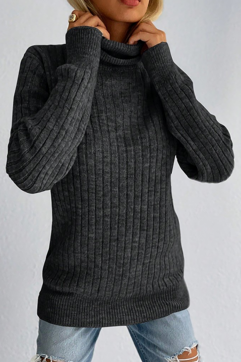 DAVILDA GRAFIT pulóver, Szín: grafitszürke, IVET.HU - A te online butikod.