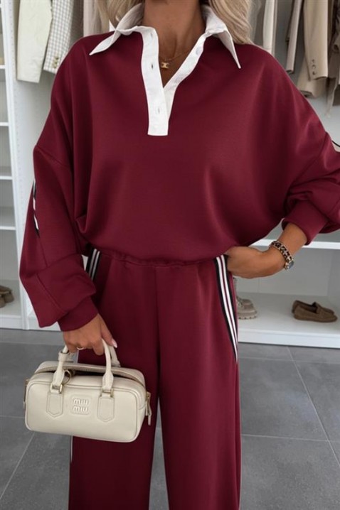 FLEOLDA szett, Szín: bordó, IVET.HU - A te online butikod.