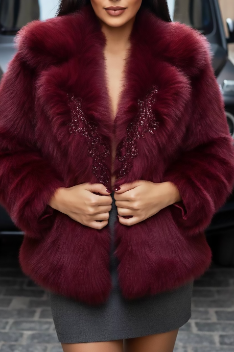 MEMELONDA BORDO kabát, Szín: bordó, IVET.HU - A te online butikod.