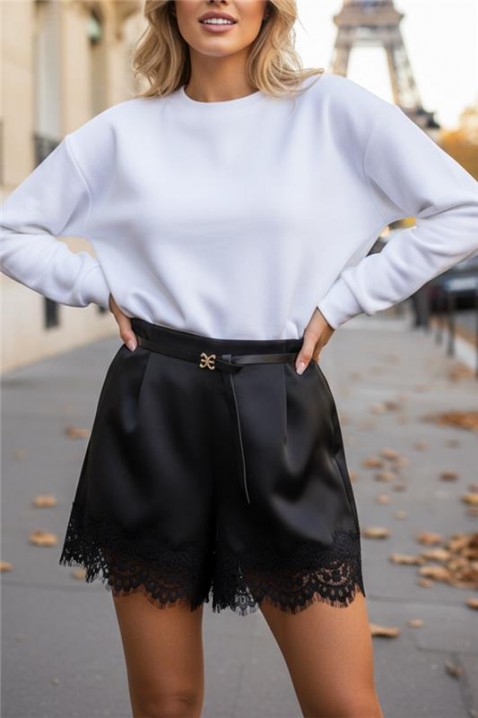 BELVENDA BLACK rövidnadrág, Szín: fekete, IVET.HU - A te online butikod.