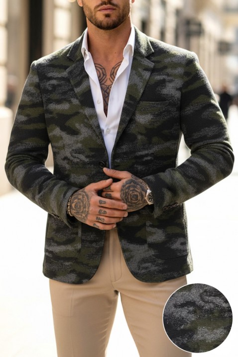 ZAGNET férfi zakó, Szín: sötétzöld, IVET.HU - A te online butikod.