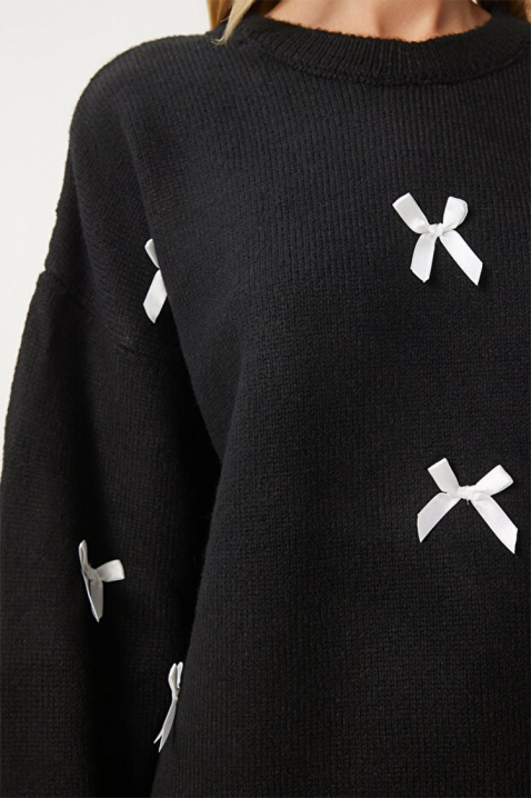 ATRELVA BLACK pulóver, Szín: fekete, IVET.HU - A te online butikod.