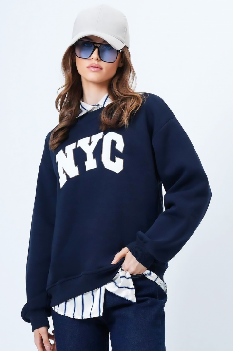 NEVRILDA NAVY női felső, Szín: sötétkék, IVET.HU - A te online butikod.