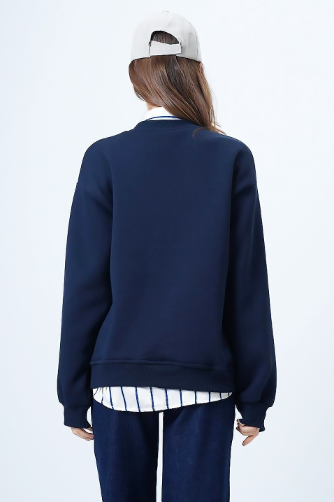 NEVRILDA NAVY női felső, Szín: sötétkék, IVET.HU - A te online butikod.