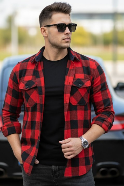 TORELSO RED férfi ing, Szín: piros, IVET.HU - A te online butikod.