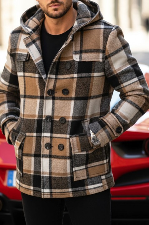 STERFO BEIGE férfi kabát, Szín: bézs, IVET.HU - A te online butikod.