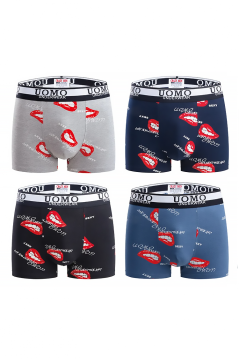 LOFOSO 4 darabos férfi boxeralsó szett, Szín: multicolor, IVET.HU - A te online butikod.