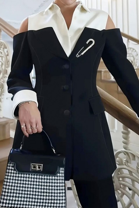 FLORDINZA blézer, Szín: fekete, IVET.HU - A te online butikod.