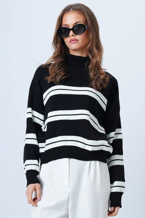 HIERZA pulóver, Szín: fekete, IVET.HU - A te online butikod.