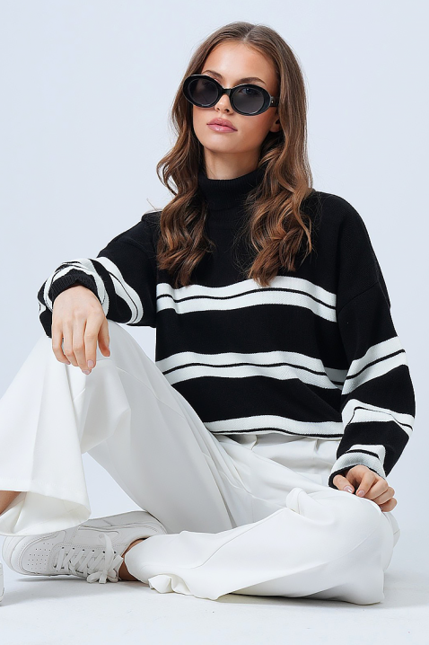 HIERZA pulóver, Szín: fekete, IVET.HU - A te online butikod.