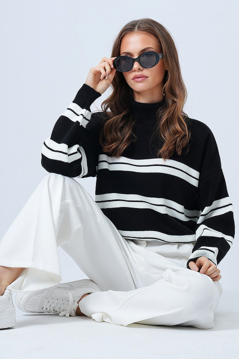 HIERZA pulóver, Szín: fekete, IVET.HU - A te online butikod.