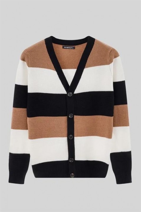 LOBRELO BEIGE férfi kardigán, Szín: bézs, IVET.HU - A te online butikod.