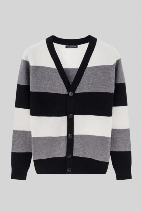 LOBRELO GREY férfi kardigán, Szín: szürke, IVET.HU - A te online butikod.