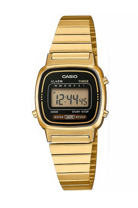 CASIO LA670WGA-1DF női karóra, Szín: arany, IVET.HU - A te online butikod.