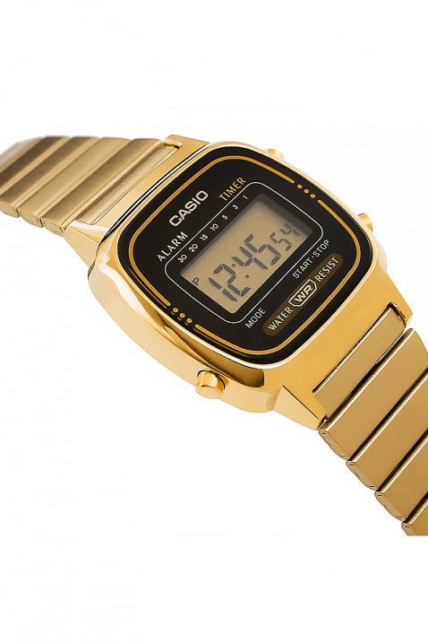 CASIO LA670WGA-1DF női karóra, Szín: arany, IVET.HU - A te online butikod.