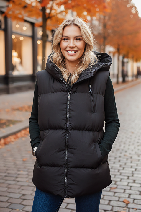 ZORVELZA BLACK mellény, Szín: fekete, IVET.HU - A te online butikod.