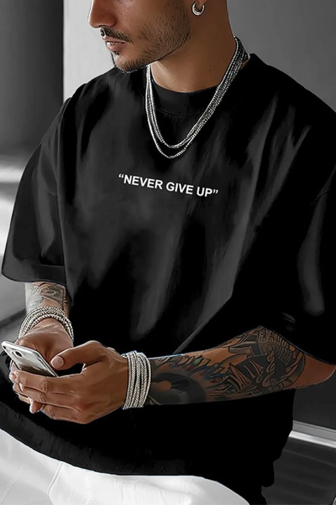 HREZO férfi poló, Szín: fekete, IVET.HU - A te online butikod.