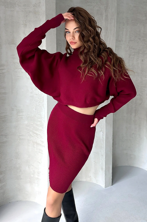 BERVILZA BORDO szett, Szín: bordó, IVET.HU - A te online butikod.