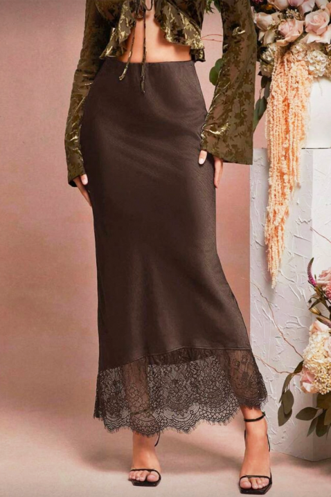 LELVINZA szoknya, Szín: barna, IVET.HU - A te online butikod.