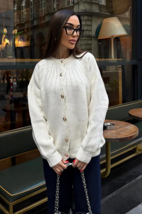 KRODELSA ECRU kardigán, Szín: ekrü, IVET.HU - A te online butikod.