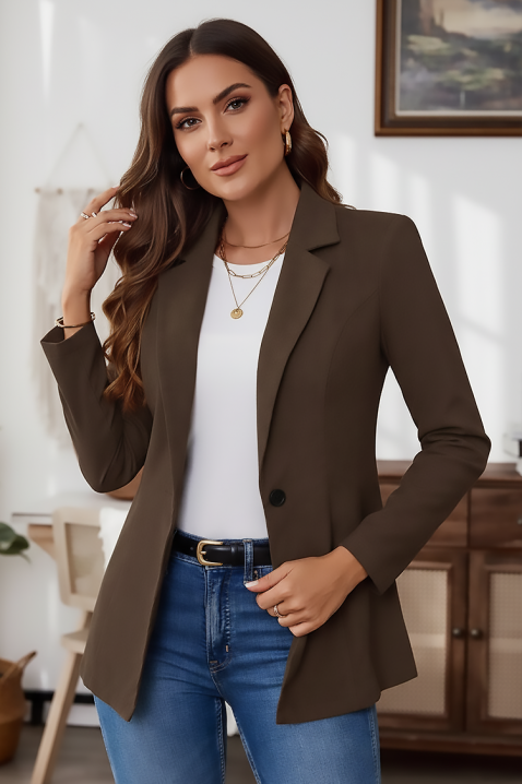 LAKERTA BROWN blézer, Szín: barna, IVET.HU - A te online butikod.