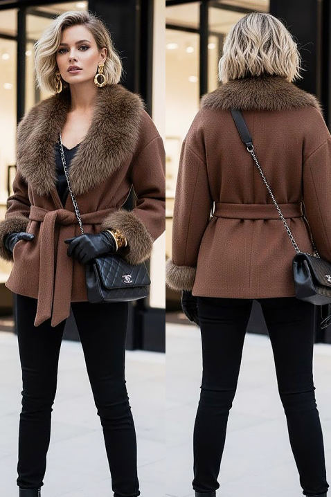 ZARKENZA BROWN kabát, Szín: barna, IVET.HU - A te online butikod.