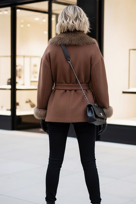 ZARKENZA BROWN kabát, Szín: barna, IVET.HU - A te online butikod.