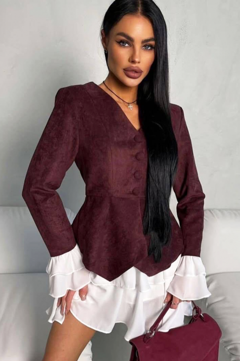 AKSIENA BORDO szett, Szín: bordó, IVET.HU - A te online butikod.