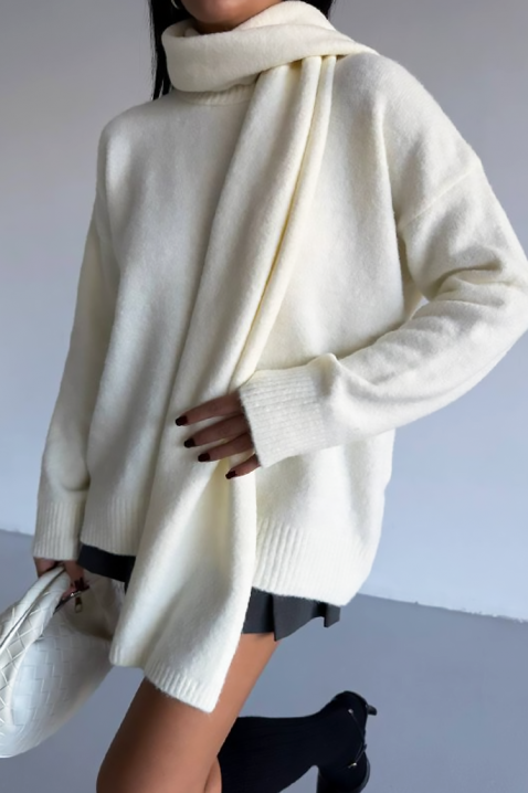 ERTILODA ECRU pulóver, Szín: ekrü, IVET.HU - A te online butikod.