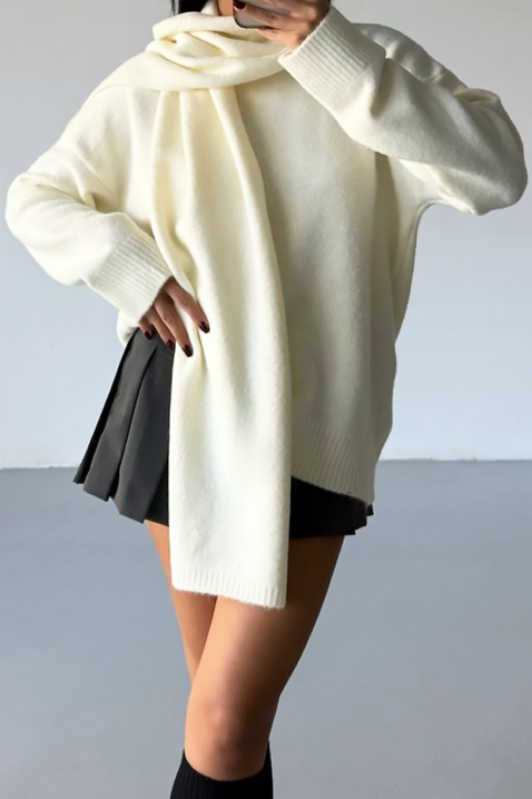 ERTILODA ECRU pulóver, Szín: ekrü, IVET.HU - A te online butikod.