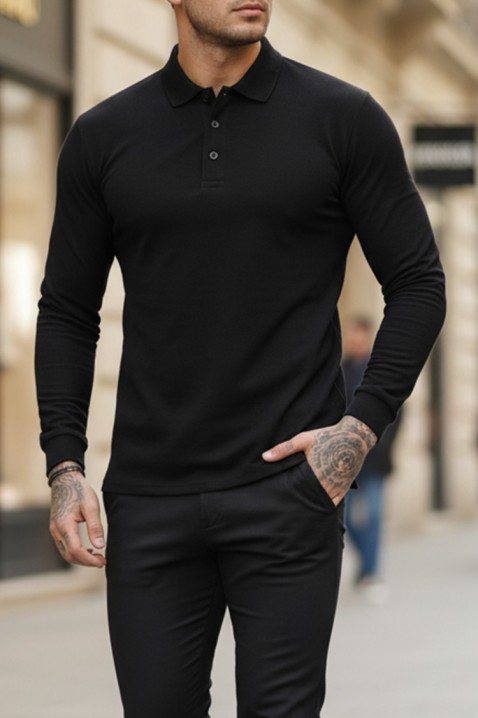 LEROJO BLACK férfi felső, Szín: fekete, IVET.HU - A te online butikod.