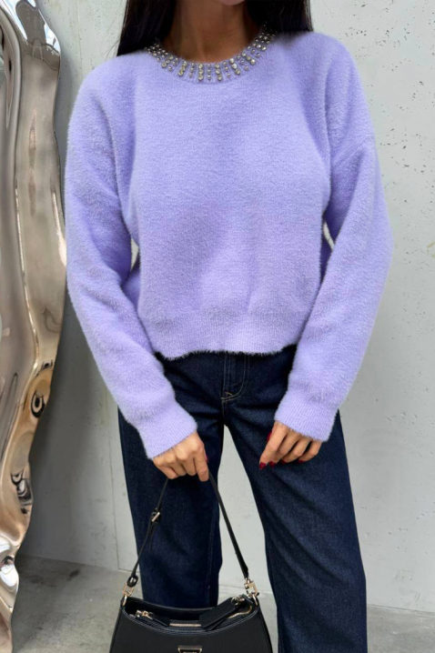 VANILANZA PURPLE pulóver, Szín: lila, IVET.HU - A te online butikod.