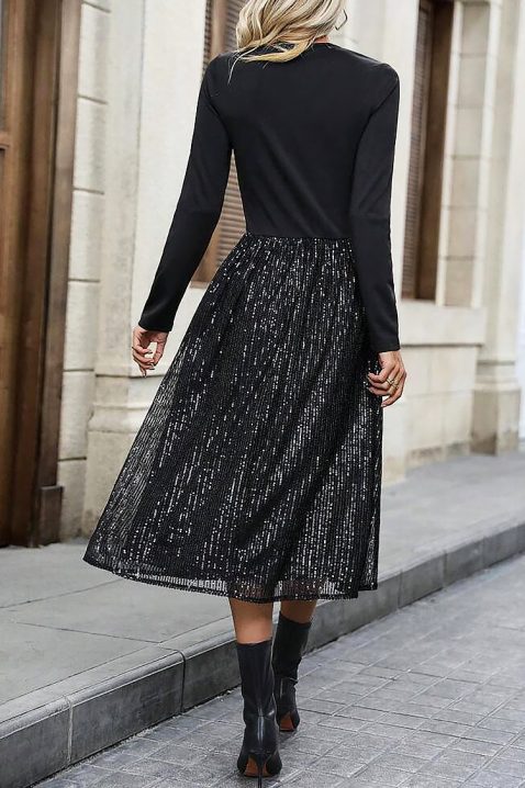 KARMELOTA ruha, Szín: fekete, IVET.HU - A te online butikod.