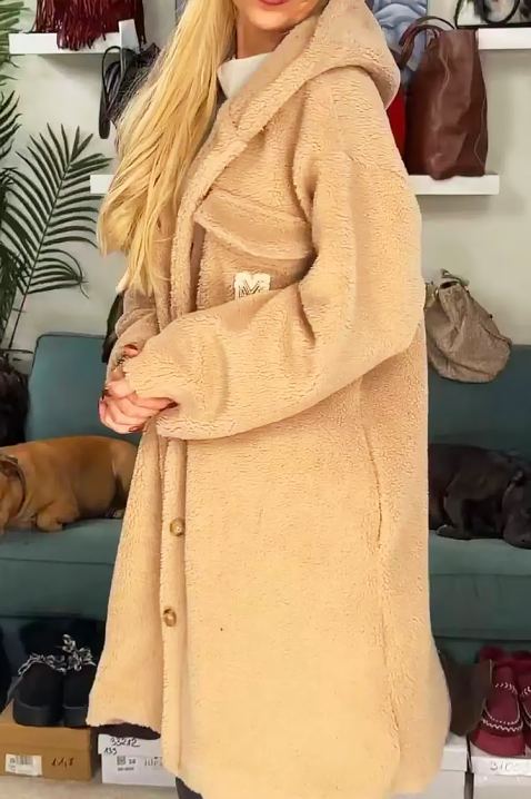 PREVILZA kabát, Szín: bézs, IVET.HU - A te online butikod.