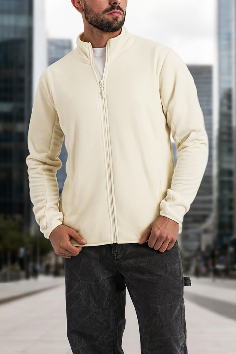 KANDOR ECRU férfi kardigán, Szín: ekrü, IVET.HU - A te online butikod.