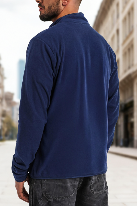 KANDOR NAVY férfi kardigán, Szín: sötétkék, IVET.HU - A te online butikod.