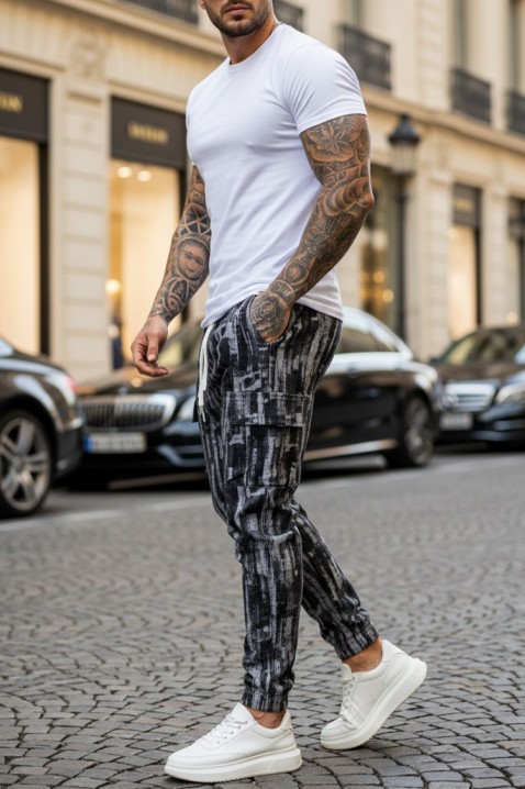 ZIRMEN BLACK férfi nadrág, Szín: fekete, IVET.HU - A te online butikod.