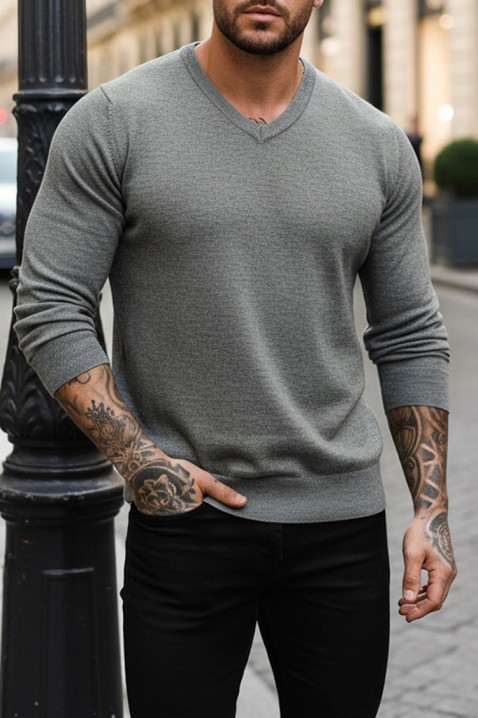 MARKAN GREY férfi pulóver, Szín: szürke, IVET.HU - A te online butikod.