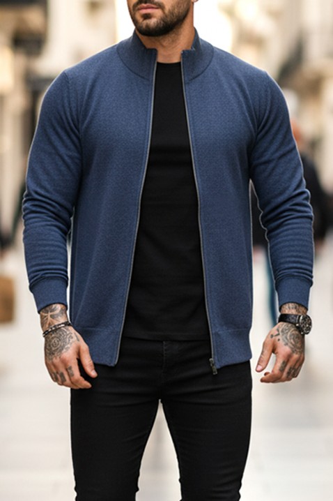 KAROLDI NAVY férfi kardigán, Szín: sötétkék, IVET.HU - A te online butikod.