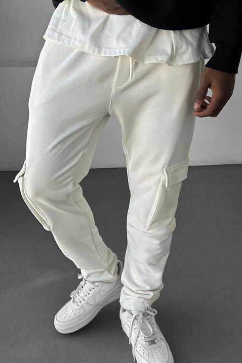 JOZBER WHITE férfi nadrág, Szín: fehér, IVET.HU - A te online butikod.