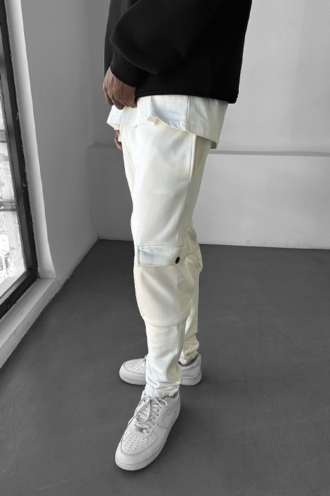 JOZBER WHITE férfi nadrág, Szín: fehér, IVET.HU - A te online butikod.