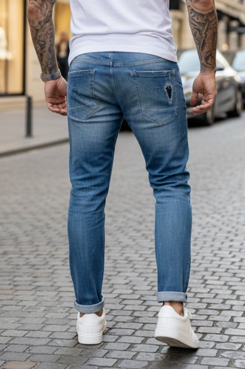 KARLODO BLUE férfi farmer, Szín: kék, IVET.HU - A te online butikod.