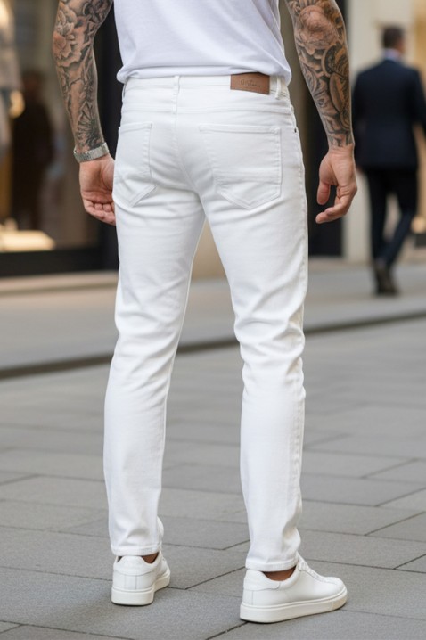 TOMSON férfi farmer, Szín: fehér, IVET.HU - A te online butikod.