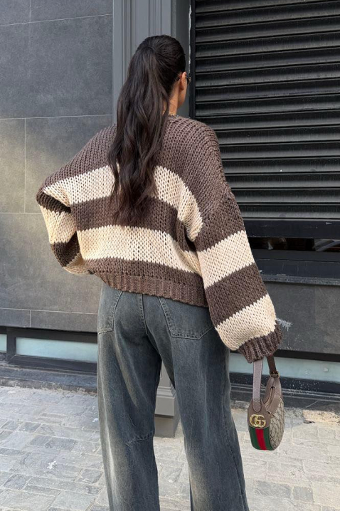 LARDENZA BROWN pulóver, Szín: barna, IVET.HU - A te online butikod.