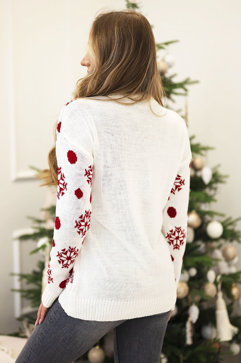 KOLEDINA WHITE pulóver, Szín: fehér, IVET.HU - A te online butikod.